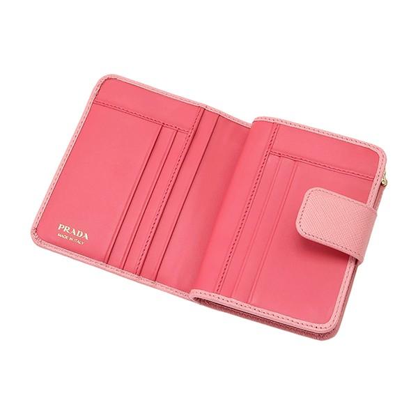 PRADA プラダ 2つ折り財布 サフィアーノ フィオッコ 1ML018 2B7S PRADA プラダ 2つ折り財布 サフィアーノ フィオッコ 1ML018 2B7S