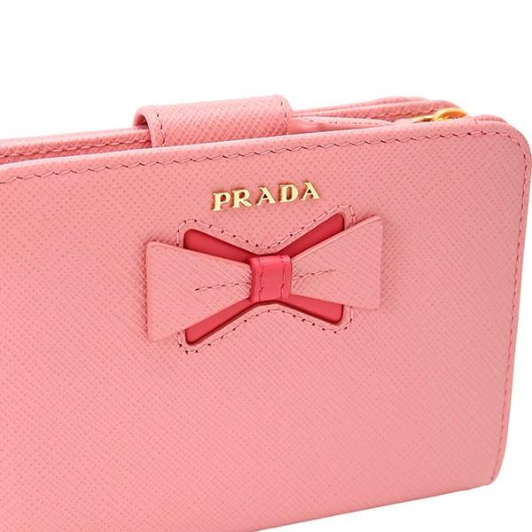 PRADA プラダ 2つ折り財布 サフィアーノ フィオッコ 1ML018 2B7S PRADA プラダ 2つ折り財布 サフィアーノ フィオッコ 1ML018 2B7S