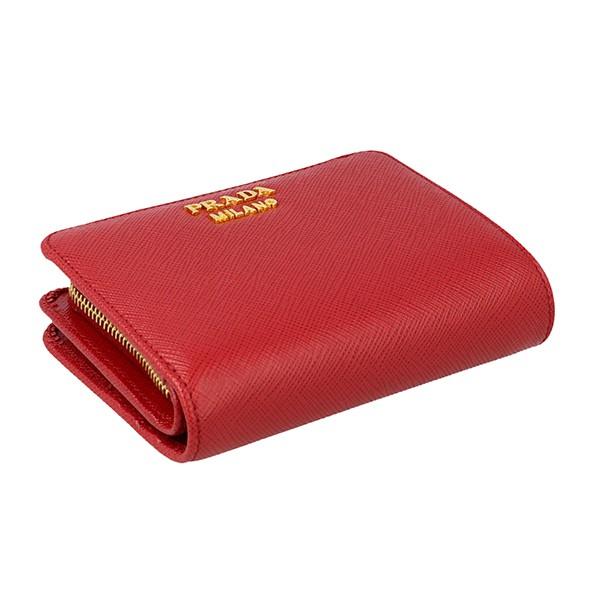 PRADA 並行輸入 プラダ 2つ折り財布 サフィアーノ