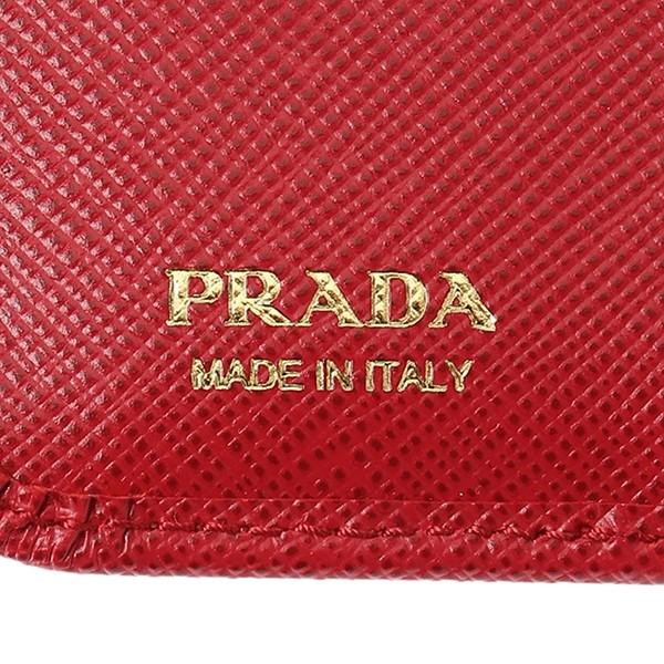 【国内正規】プラダ サフィアーノトライアングル 財布 RFID 美品 PRADA プラダ サフィアーノ トライアングル 財布 ミニ財布 レディース
