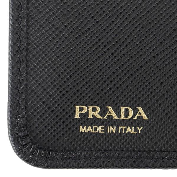 並行輸入 プラダ 2つ折り財布 サフィアーノ シャイン 1ML018 2EBW F0002 ブラック 黒 爆買 | PRADA | 07