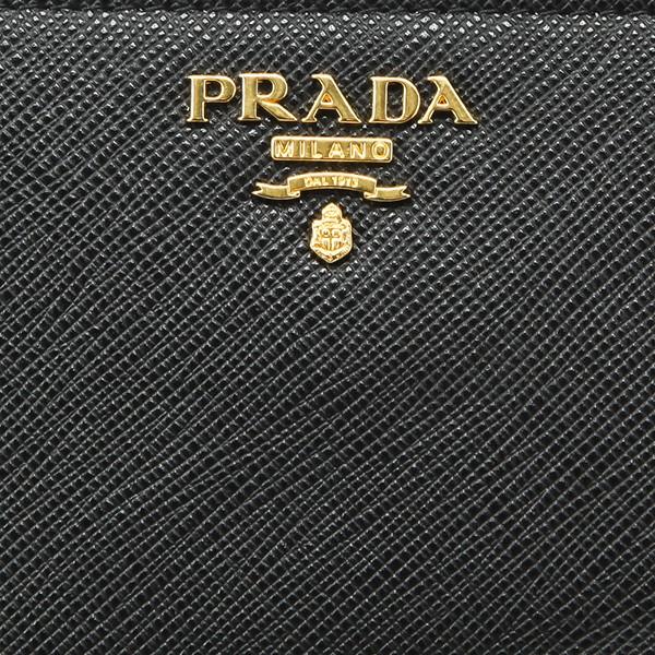 PRADA（プラダ） 並行輸入 2つ折り財布 サフィアーノ メタル 1ML018