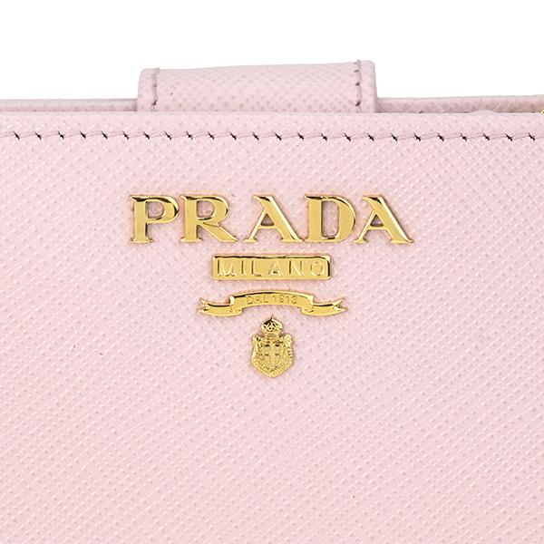 PRADA（プラダ） 並行輸入 2つ折り財布 サフィアーノ メタル 1ML018