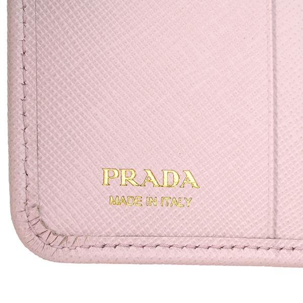 【美品】【希少】プラダ マネークリップ メタル サフィアーノレザー 財布 PRADA（プラダ） マネークリップ メンズ ブランド サフィアーノ NERO