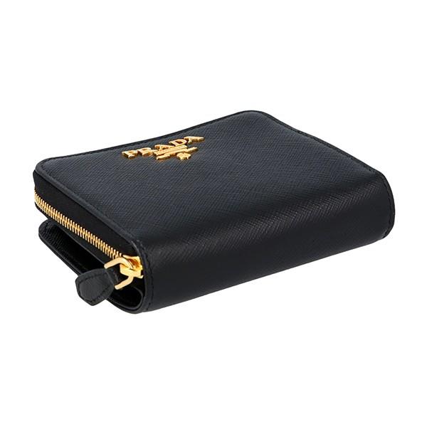 PRADA（プラダ） 並行輸入 2つ折り財布 サフィアーノ メタル 1ML036