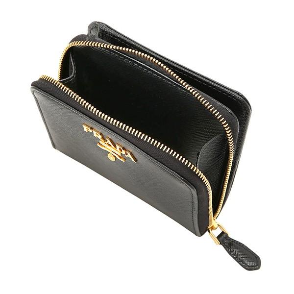 PRADA（プラダ） 並行輸入 2つ折り財布 サフィアーノ メタル 1ML036