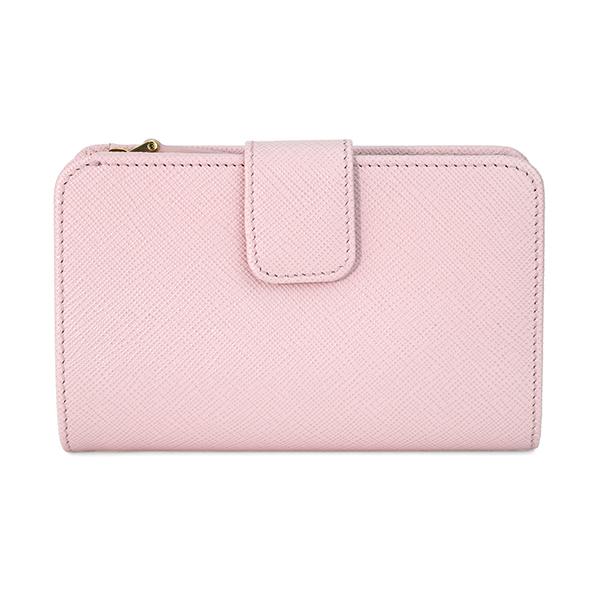 PRADA 並行輸入 プラダ 2つ折り財布 サフィアーノ メタル 1ML225 QWA