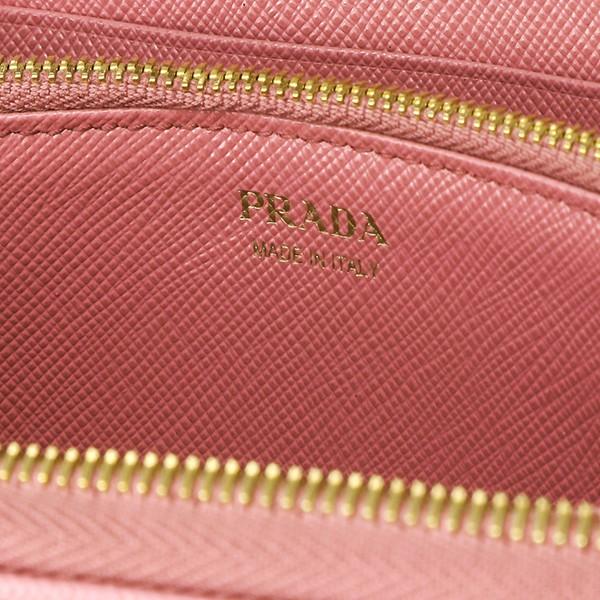 並行輸入 プラダ  長財布(ラウンドファスナー) サフィアーノ フィオッコ 1ML506 2AEE F0442 ピンク 爆買 | PRADA | 05