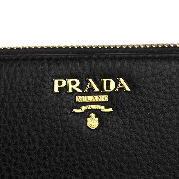 PRADA プラダ 長財布(ラウンドファスナー) ヴィッテロ グレイン PRADA プラダ 長財布(ラウンドファスナー) ヴィッテロ グレイン