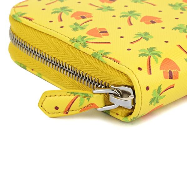 並行輸入 プラダ 長財布(ラウンドファスナー) サフィアーノ スタンパート 1ML506 2EG3 F0010 イエロー 黄色 マルチ 爆買 | PRADA | 06