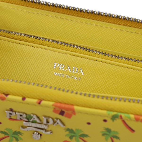 並行輸入 プラダ 長財布(ラウンドファスナー) サフィアーノ スタンパート 1ML506 2EG3 F0010 イエロー 黄色 マルチ 爆買 | PRADA | 07
