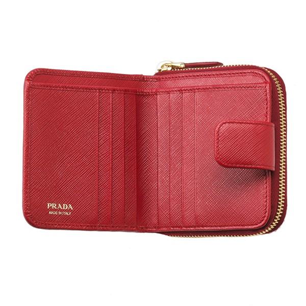 PRADA 並行輸入 プラダ 2つ折り財布 サフィアーノ