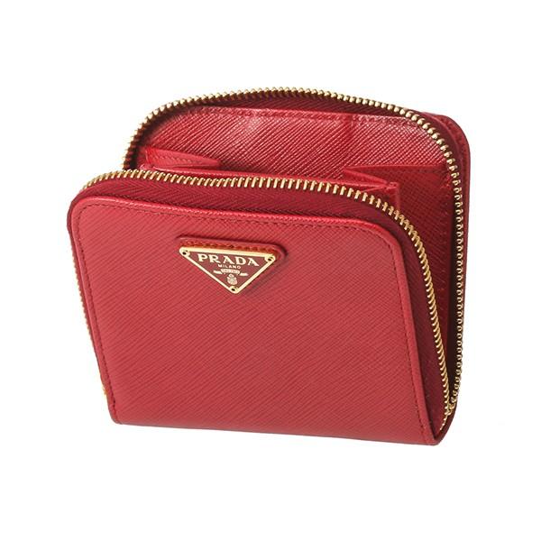 PRADA 並行輸入 プラダ 2つ折り財布 サフィアーノ