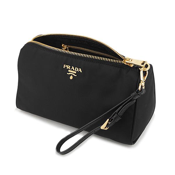 PRADA プラダ ポーチ テスート 1NE866 2AB5 F0002 ブラック 黒 PRADA プラダ ポーチ テスート 1NE866 2AB5 F0002 ブラック 黒
