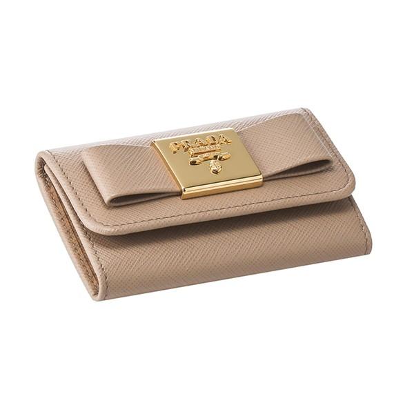 並行輸入 プラダ キーケース サフィアーノ フィオーコ 1PG222 2AEE F0770 ベージュ 爆買 | PRADA | 02