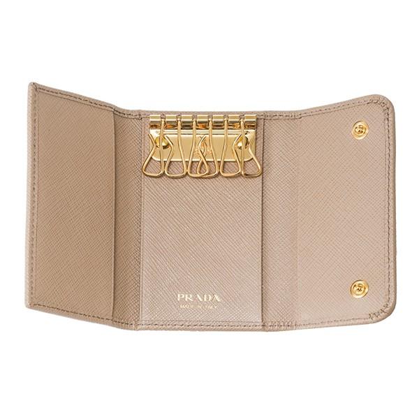 並行輸入 プラダ キーケース サフィアーノ フィオーコ 1PG222 2AEE F0770 ベージュ 爆買 | PRADA | 03