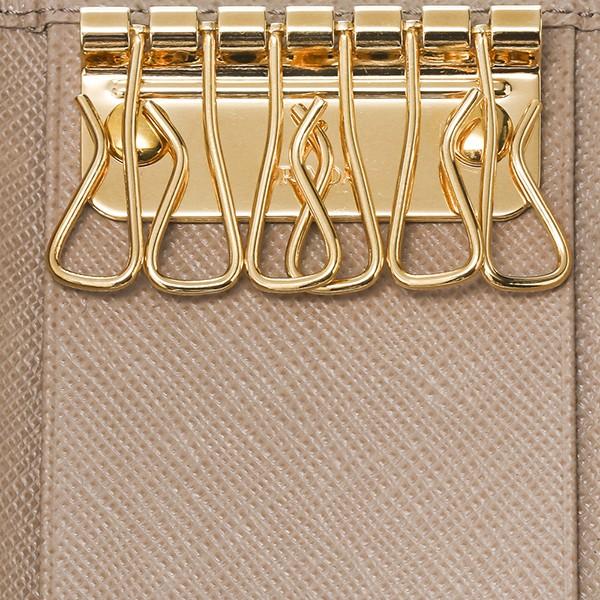 並行輸入 プラダ キーケース サフィアーノ フィオーコ 1PG222 2AEE F0770 ベージュ 爆買 | PRADA | 05