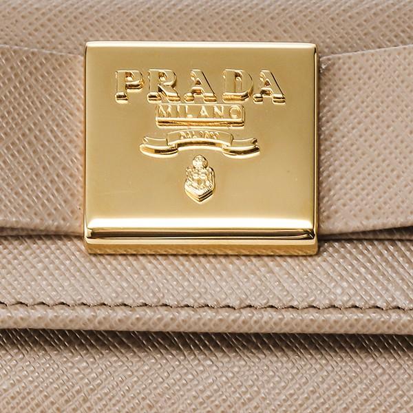 並行輸入 プラダ キーケース サフィアーノ フィオーコ 1PG222 2AEE F0770 ベージュ 爆買 | PRADA | 07