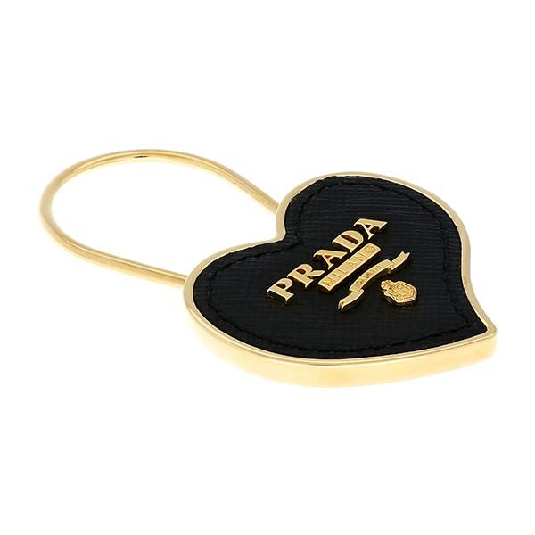 並行輸入 プラダ  キーホルダー サフィアーノ 1PP047 053 F0002 ブラック 黒 爆買 | PRADA | 02