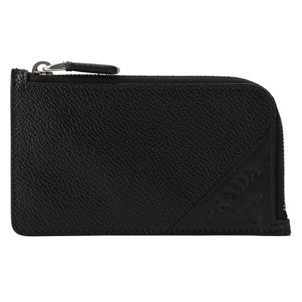 並行輸入 プラダ  カードケース ヴィッテロ マイクロ グレイン 2MC021 2CIF F0002 ブラック 黒 爆買 | PRADA