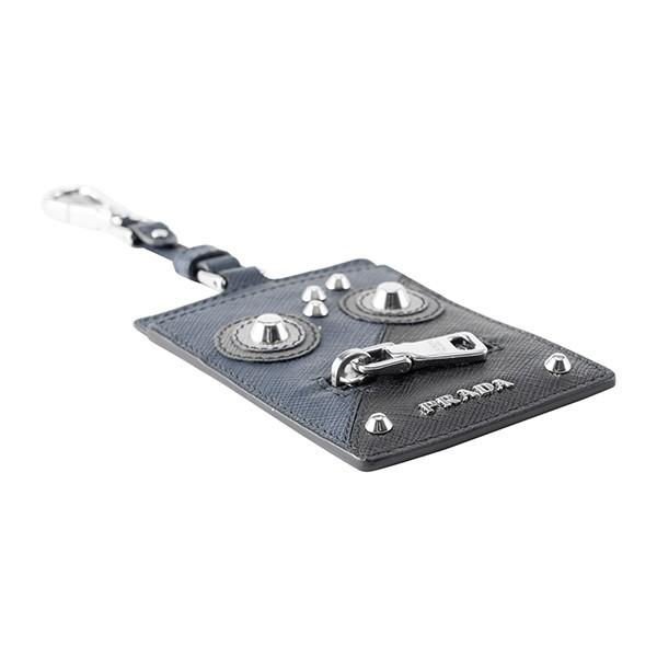 並行輸入 プラダ カードケース サフィアーノ ロボット 2MC022 2EDL F0216 ネイビー/ブラック 黒/グレー 爆買 | PRADA | 02