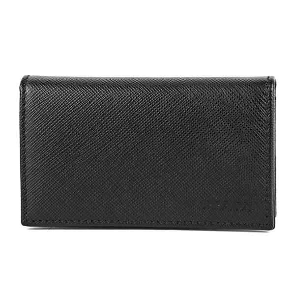 並行輸入 プラダ カードケース サフィアーノ 2MC122 053 F0002 ブラック 黒 爆買 | PRADA