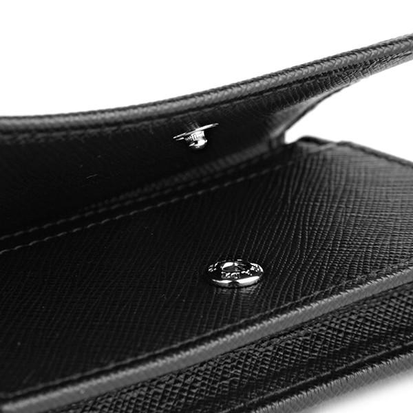 並行輸入 プラダ カードケース サフィアーノ 2MC122 053 F0002 ブラック 黒 爆買 | PRADA | 07