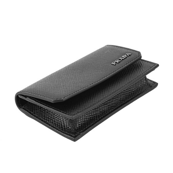 並行輸入 プラダ  カードケース サフィアーノキュイールコーナー 2MC122 2B3T F0002 ブラック 黒 爆買 | PRADA | 02