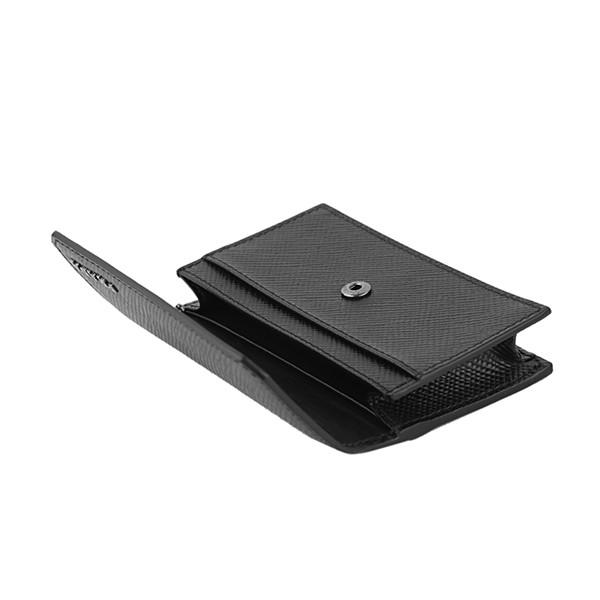 並行輸入 プラダ  カードケース サフィアーノキュイールコーナー 2MC122 2B3T F0002 ブラック 黒 爆買 | PRADA | 03