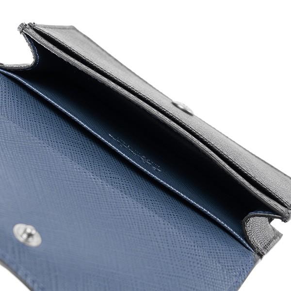 並行輸入 プラダ カードケース サフィアーノ ストライプ 2MC122 2EGO F0UDN ブラック 黒/レッド 赤/ブルー 青 爆買 | PRADA | 04