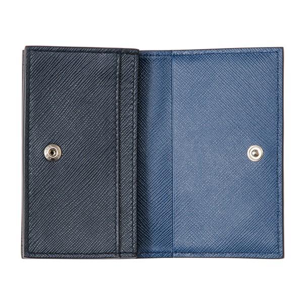 並行輸入 プラダ カードケース サフィアーノ ストライプ 2MC122 2EGO F0VE2 ネイビー/赤 レッド/ブルー 青 爆買 | PRADA | 03