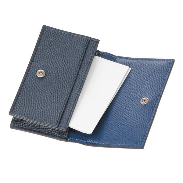 並行輸入 プラダ カードケース サフィアーノ ストライプ 2MC122 2EGO F0VE2 ネイビー/赤 レッド/ブルー 青 爆買 | PRADA | 04