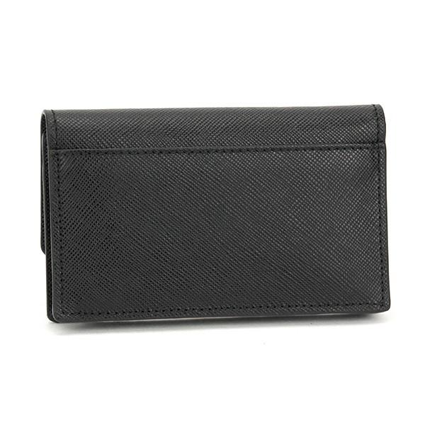 並行輸入 プラダ  カードケース サフィアーノ コーナー 2MC122 QTD F0002 ブラック 黒 爆買 | PRADA | 01