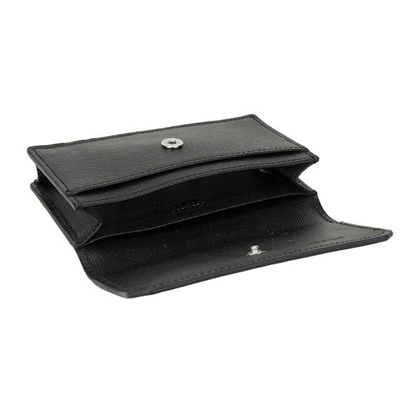並行輸入 プラダ  カードケース サフィアーノ コーナー 2MC122 QTD F0002 ブラック 黒 爆買 | PRADA | 03