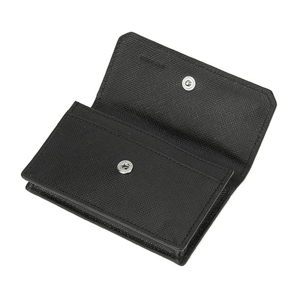 並行輸入 プラダ  カードケース サフィアーノ コーナー 2MC122 QTD F0002 ブラック 黒 爆買 | PRADA | 04