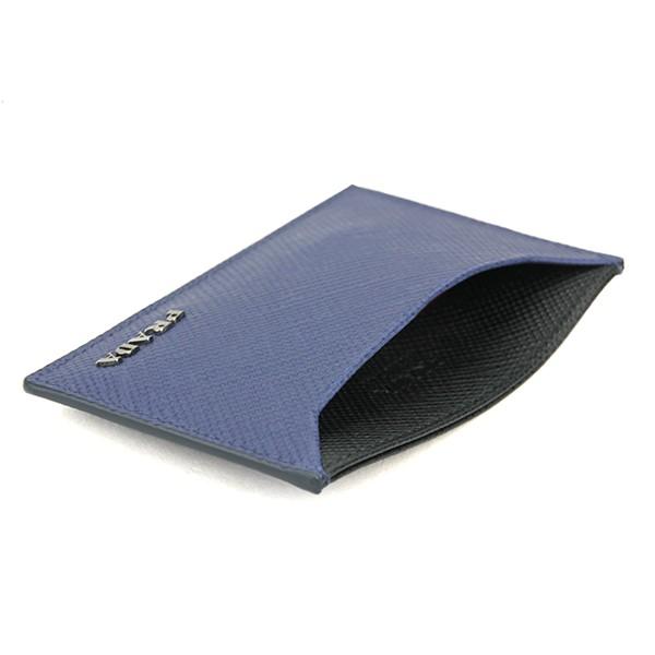 並行輸入 プラダ カードケース サフィアーノ キュイール 2MC208 2BB8 F017C インクブルー 青/ブラック 黒 爆買 | PRADA | 05