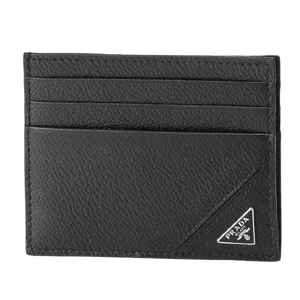 並行輸入 プラダ  カードケース ヴィッテロ グレイン 2MC223 2CB2 F0002 ブラック 黒 爆買 | PRADA