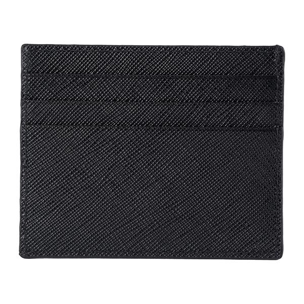 並行輸入 プラダ カードケース PRADA サフィアーノ メタル 2MC223 QHH F0002メンズ ブラック 黒 | PRADA | 01