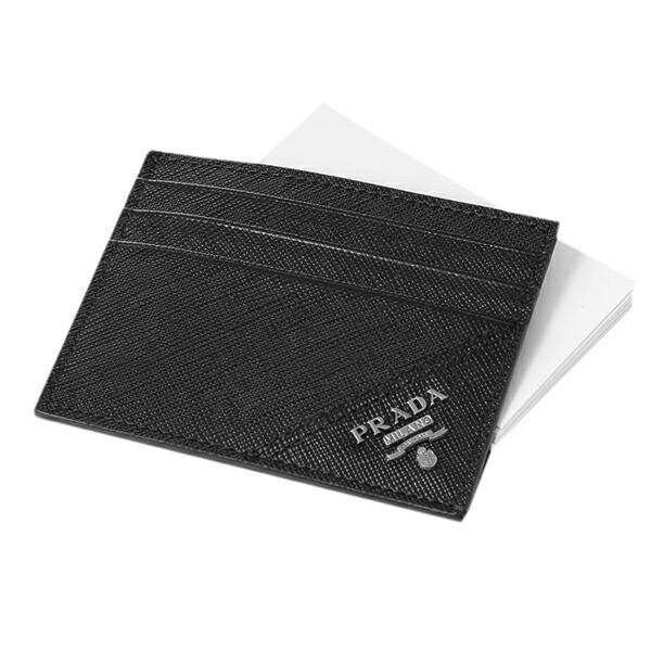 並行輸入 プラダ カードケース PRADA サフィアーノ メタル 2MC223 QME F0002メンズ ブラック 黒 | PRADA | 04