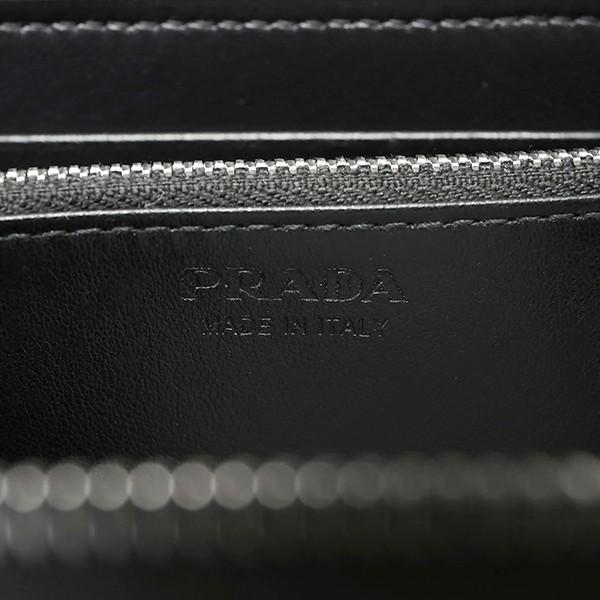 並行輸入 プラダ  長財布(ラウンドファスナー) サフィアーノ テック 2ML032 2B8U F0002 ブラック 黒 爆買 | PRADA | 08