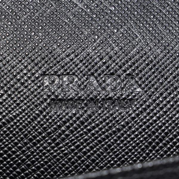 並行輸入 プラダ 長財布(ラウンドファスナー) PRADA サフィアーノ トライアングル 2ML188 QHH F0002メンズ ブラック 黒 | PRADA | 08