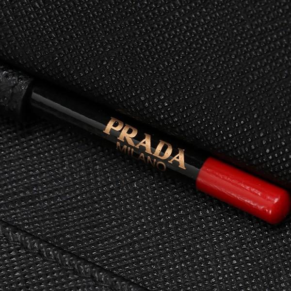 並行輸入 プラダ 長財布(ラウンドファスナー) サフィアーノ メタル 2ML188 F050V ブラック 黒/レッド 赤 爆買 | PRADA | 07