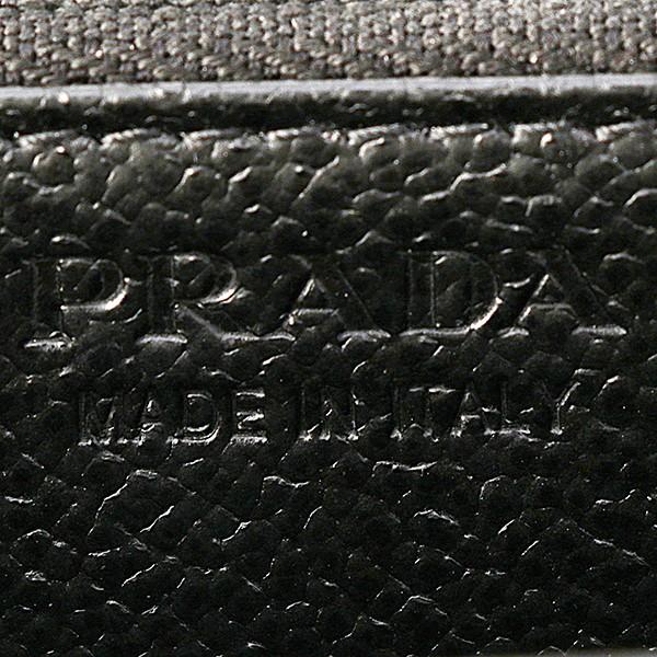 並行輸入 プラダ  長財布(ラウンドファスナー) ヴィッテロ マイクロ グレイン 2ML317 2CB2 F0002 ブラック 黒 爆買 | PRADA | 05