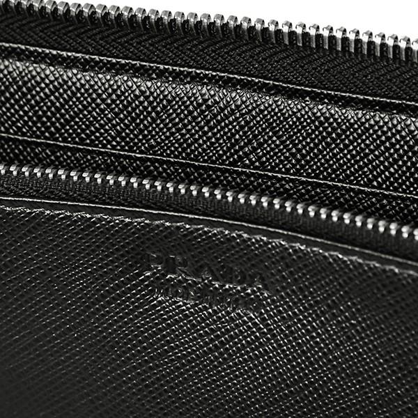 並行輸入 プラダ 長財布(ラウンドファスナー) サフィアーノ キャラクター 2ML317 2EC4 F0002 ブラック 黒 爆買 | PRADA | 07