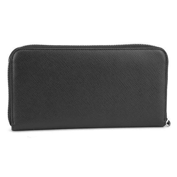 並行輸入 プラダ  長財布(ラウンドファスナー) サフィアーノ 2ML317 PN9 F0002 2M1317 ブラック 黒 爆買 | PRADA | 01