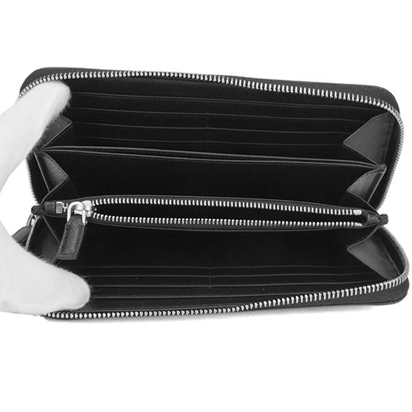 並行輸入 プラダ  長財布(ラウンドファスナー) サフィアーノ 2ML317 PN9 F0002 2M1317 ブラック 黒 爆買 | PRADA | 03