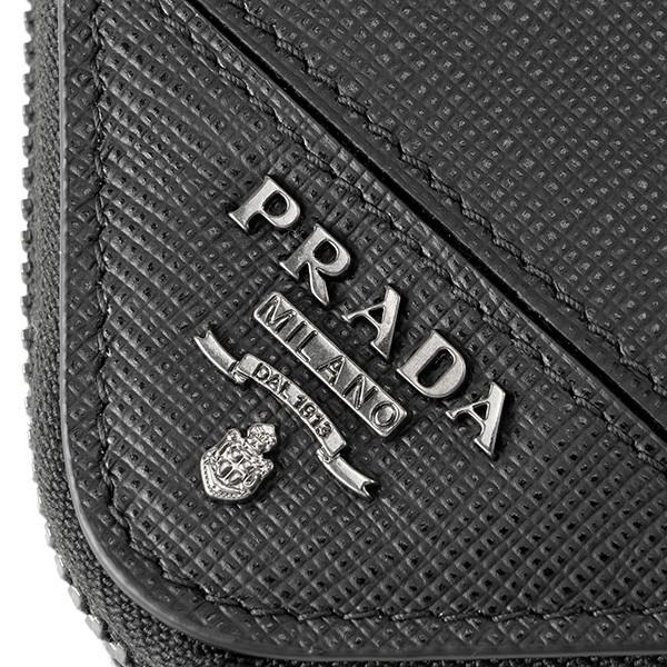 並行輸入 プラダ  長財布(ラウンドファスナー) サフィアーノ メタル 2ML317 QME F0002 ブラック 黒 爆買 | PRADA | 06