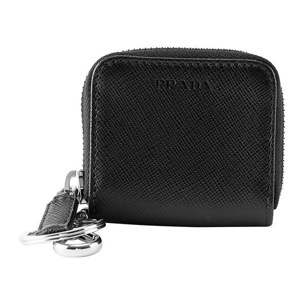 並行輸入 プラダ  コインケース サフィアーノ 2MM001 053 F0002 ブラック 黒 爆買 | PRADA