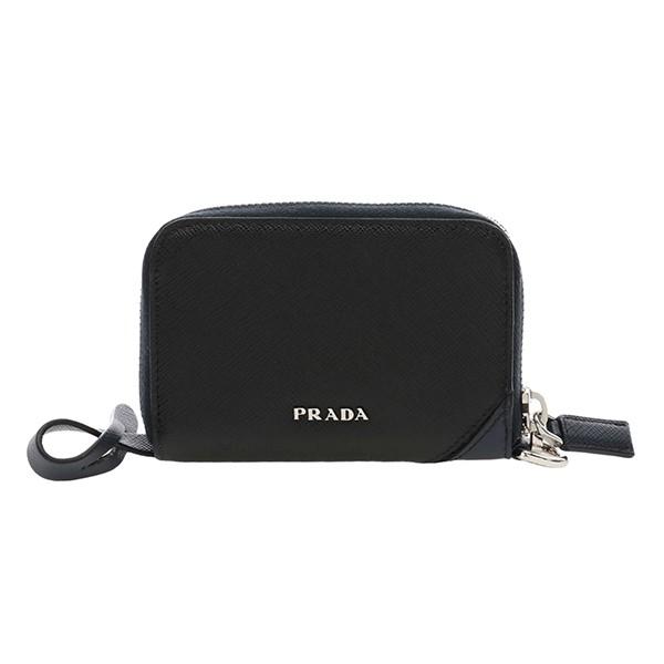 並行輸入 プラダ コインケース サフィアーノ ロボット 2MM359 F0216 ブラック 黒/ネイビー 紺 爆買 | PRADA | 01