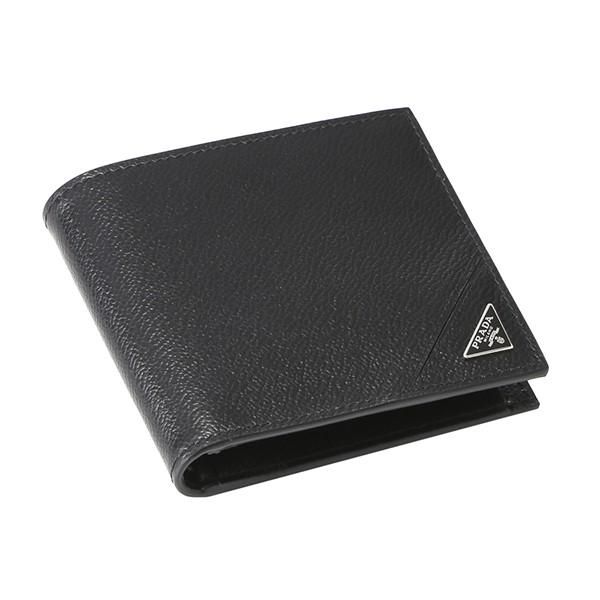 並行輸入 プラダ  2つ折り財布 ヴィッテロ マイクログレイン 2MO738 2CB2 F0002 ブラック 黒 爆買 | PRADA | 02